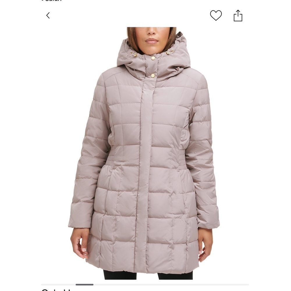 BRAND NEW WITHOUT TAGS-Cole Haan Womens Hooded Down Puffer Coat​​ - Picture 9 of 12